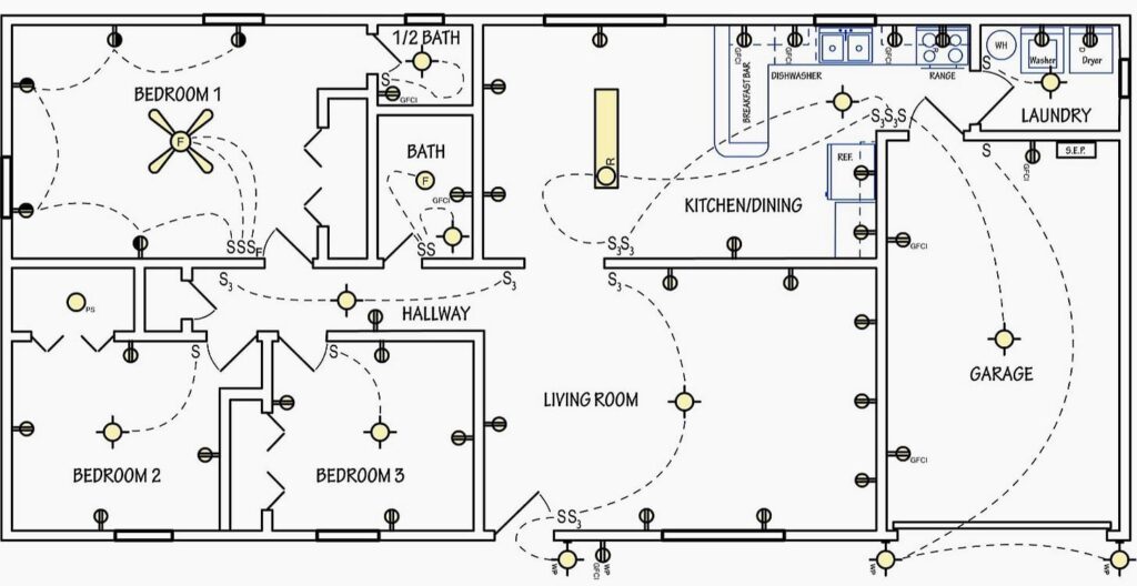 Domestic electrical wiring